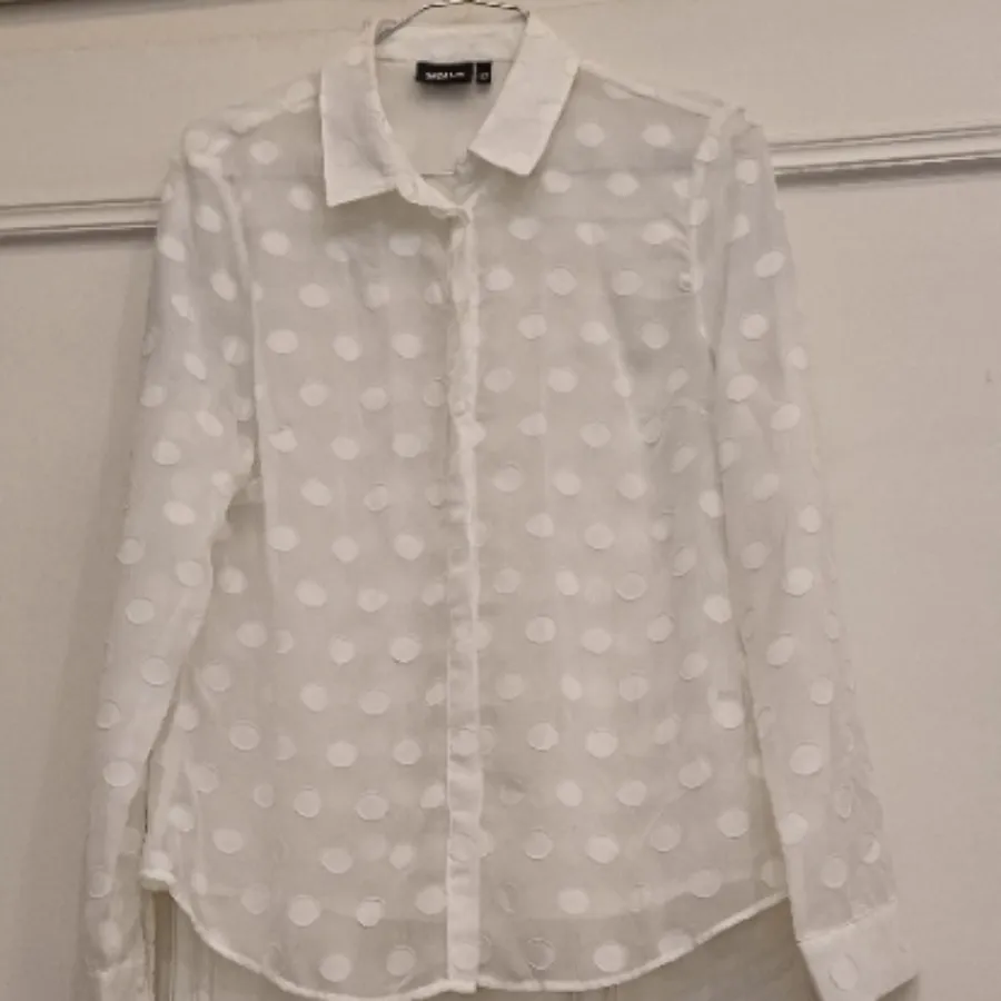 شومیز حریر توپی