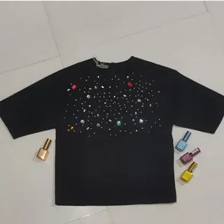 بلوز کراپ مشکی