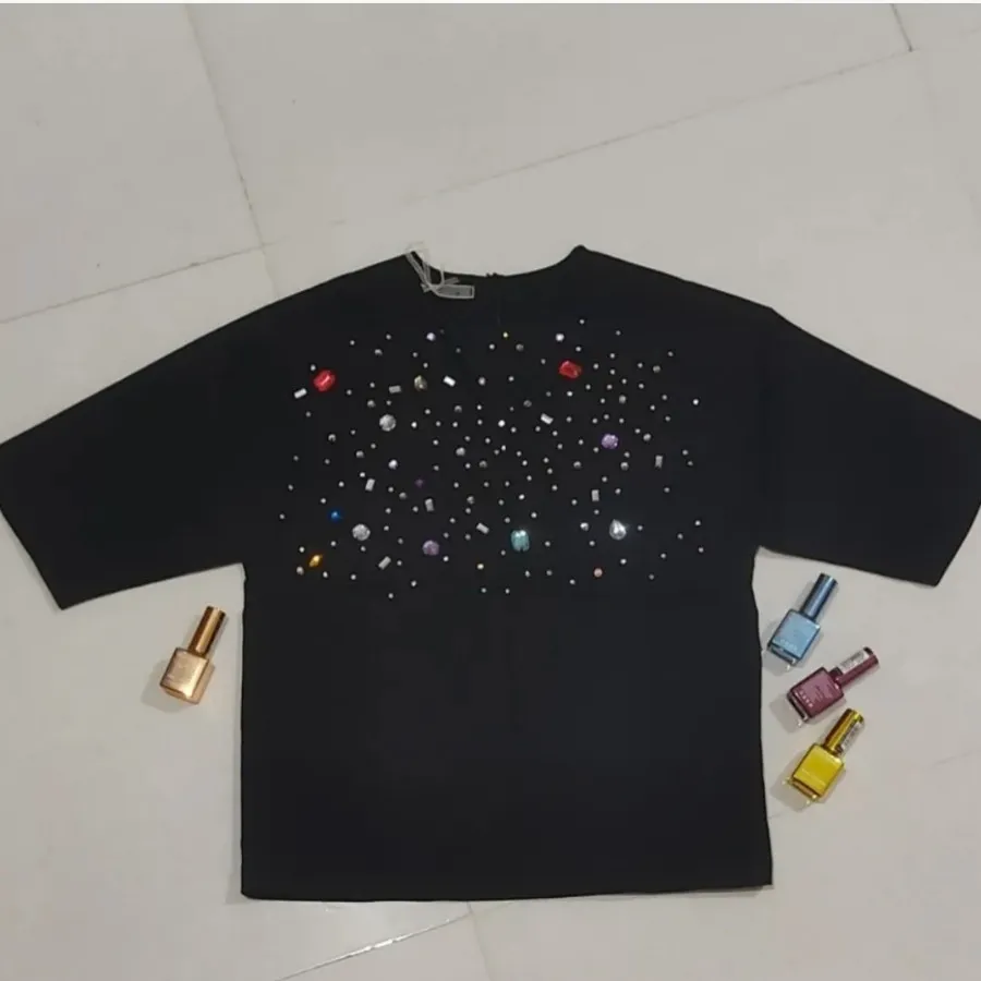 بلوز کراپ مشکی