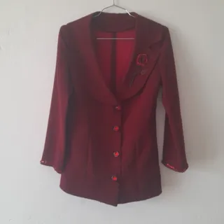 کت و شلوار زرشکی