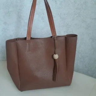 کیف چرم عسلی