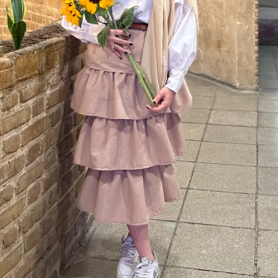 دامن دخترانه چیندار