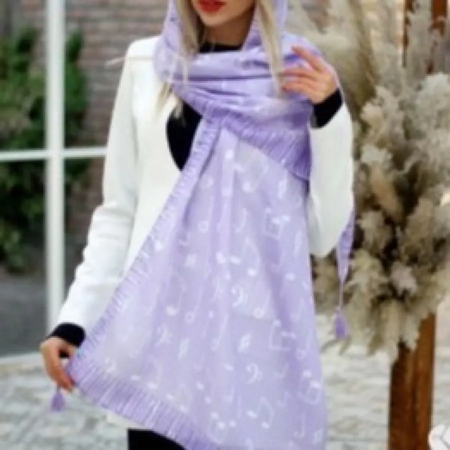 شال موزیک نخی کاملا نو