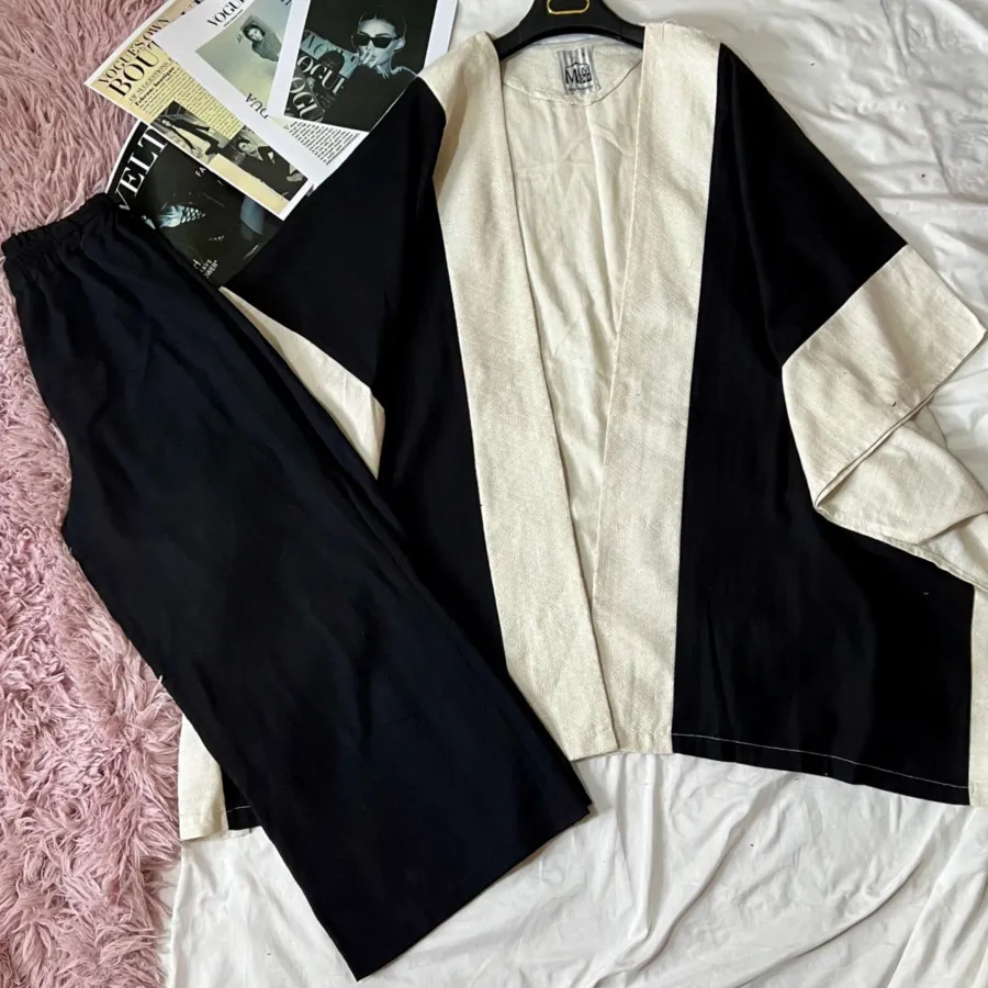 ست پانچو و شلوار