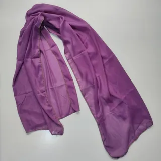 شال بنفش نخی