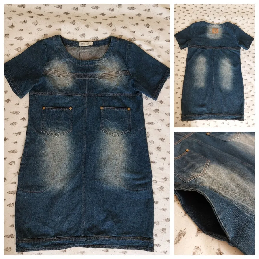 پیراهن جین گرم بالا