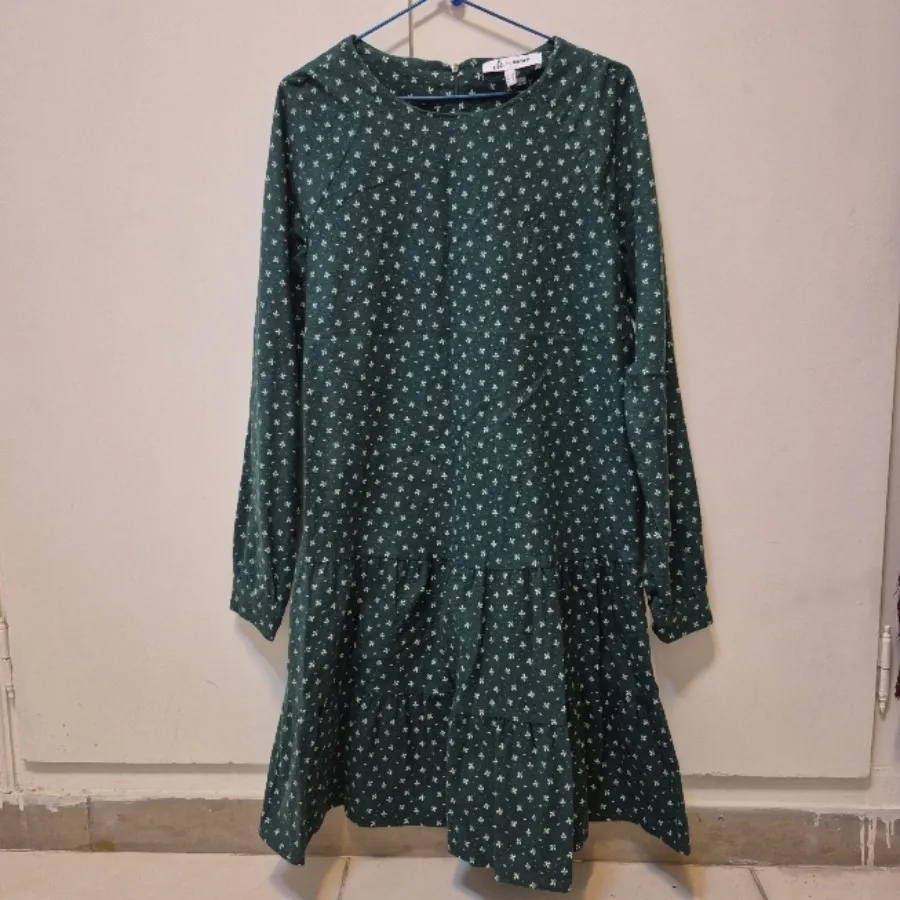 پیراهن لینن کرکی کوتون