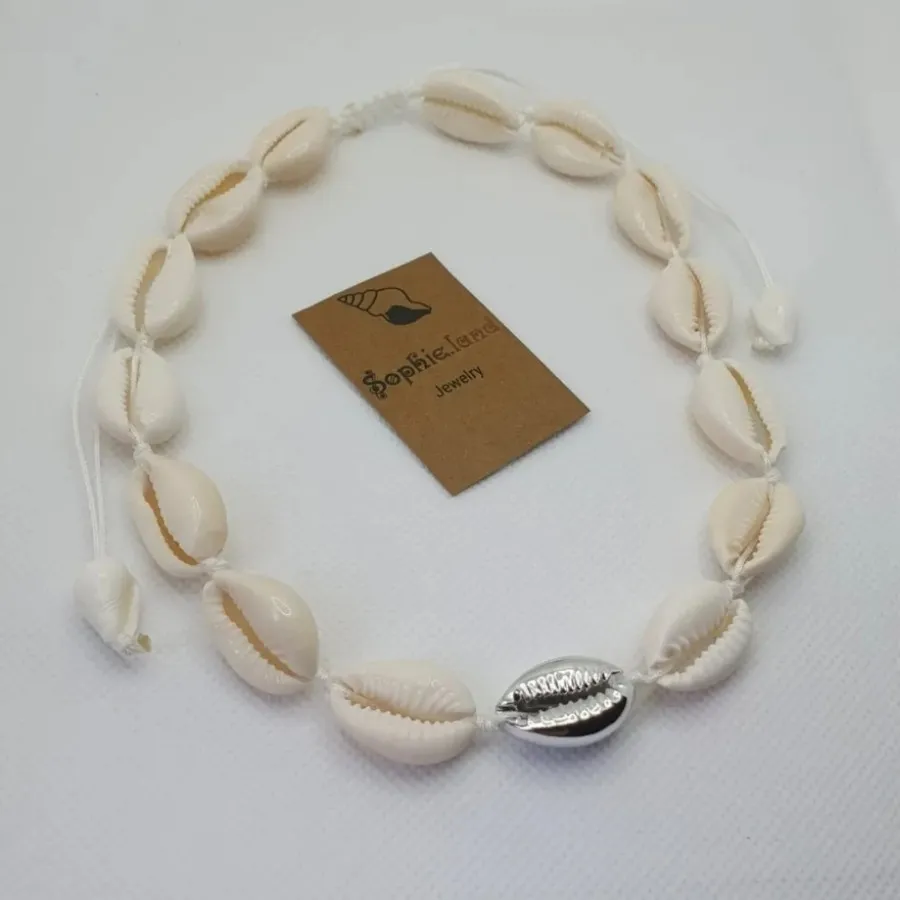 گردنبند صدف طبیعی