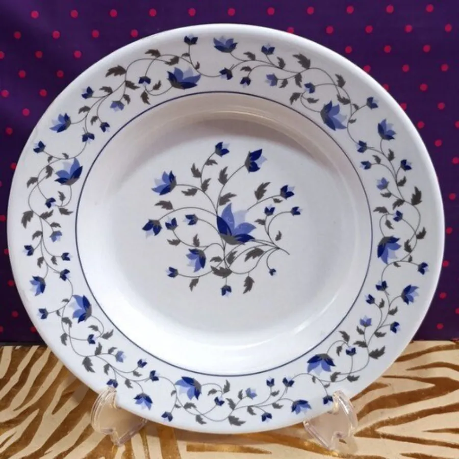 ملامین گل آبی پک 6 عددی