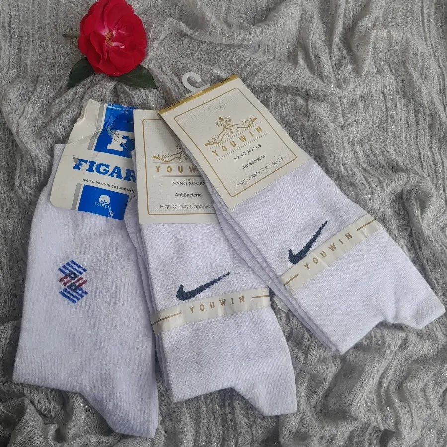 جوراب  مردانه سفید