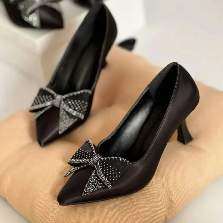 کفش مجلسی جنس ساتن