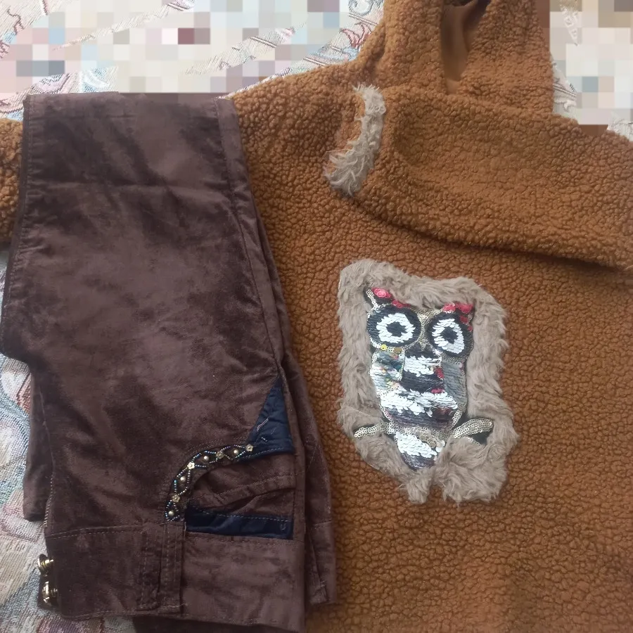 هودی و شلوار مخمل