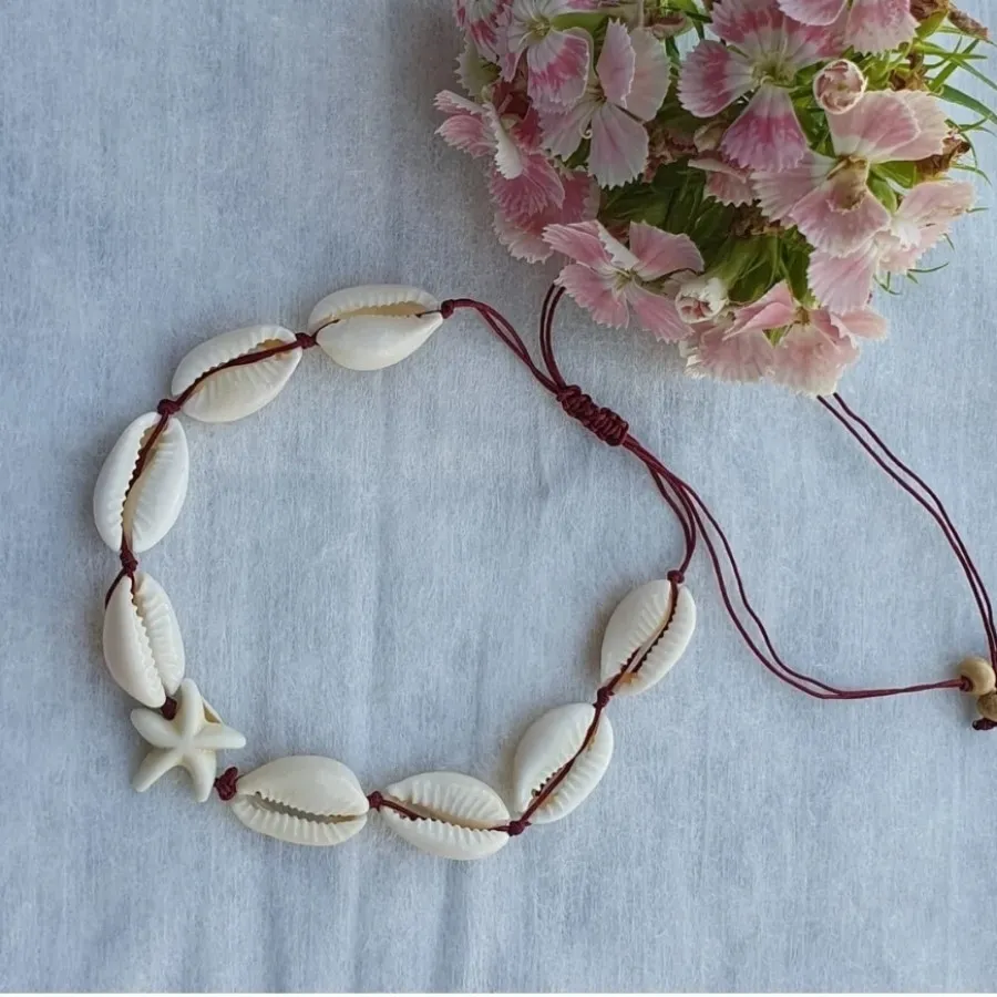 پابند صدف طبیعی و ستاره