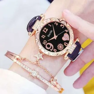 ست ساعت +دستبند Shein