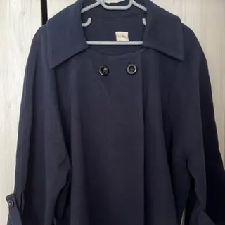 پالتوی فتر سرمه‌ای