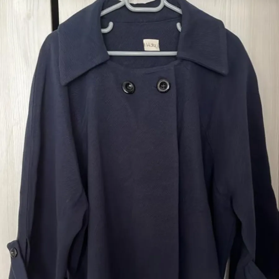 پالتوی فتر سرمه‌ای