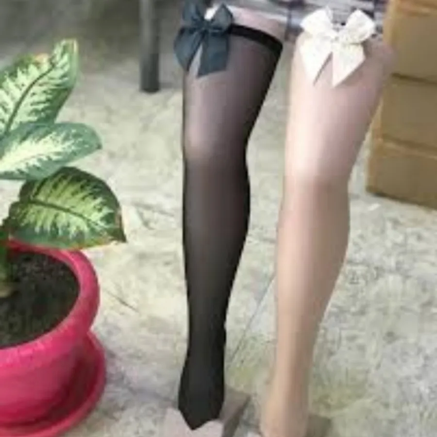 جوراب ساق بلند پاپیونی