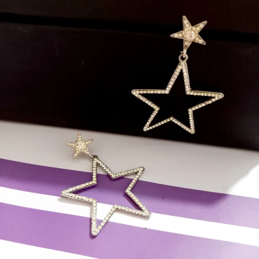 گوشوار ستاره نگین دار