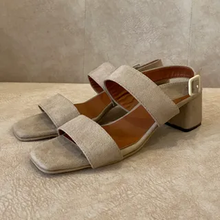 کفش جیر کرم رنگ