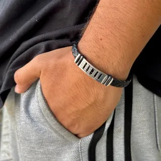 انواع دستبند چرم مردانه