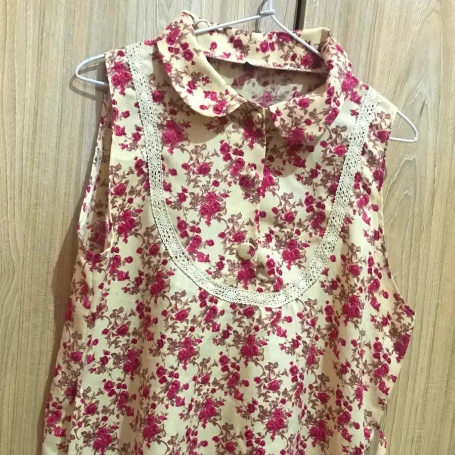 شومیز گل گلی دخترانه