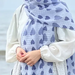 شال طرح قلب
