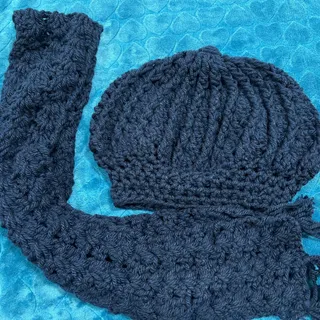 کلاه و شال گردن بافت