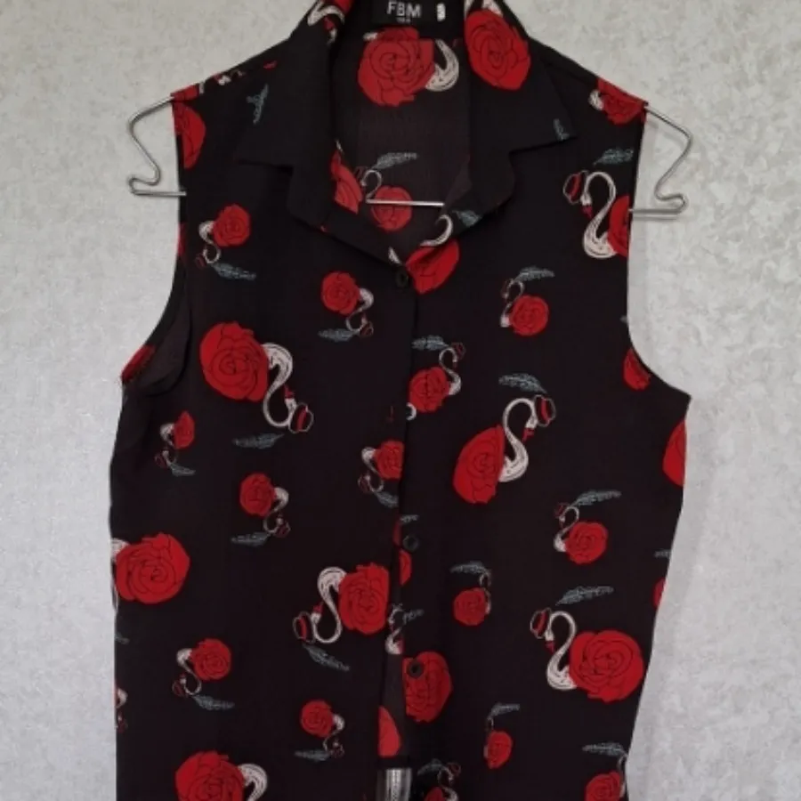 تاپ مشکی گره دار