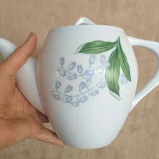 قوری چینی کاغذی قدیمی