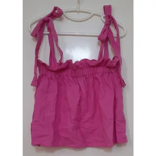 تاپ لینن صورتی سایز 38 40