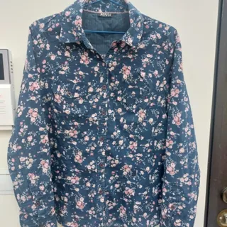 شومیز نخی گلدار