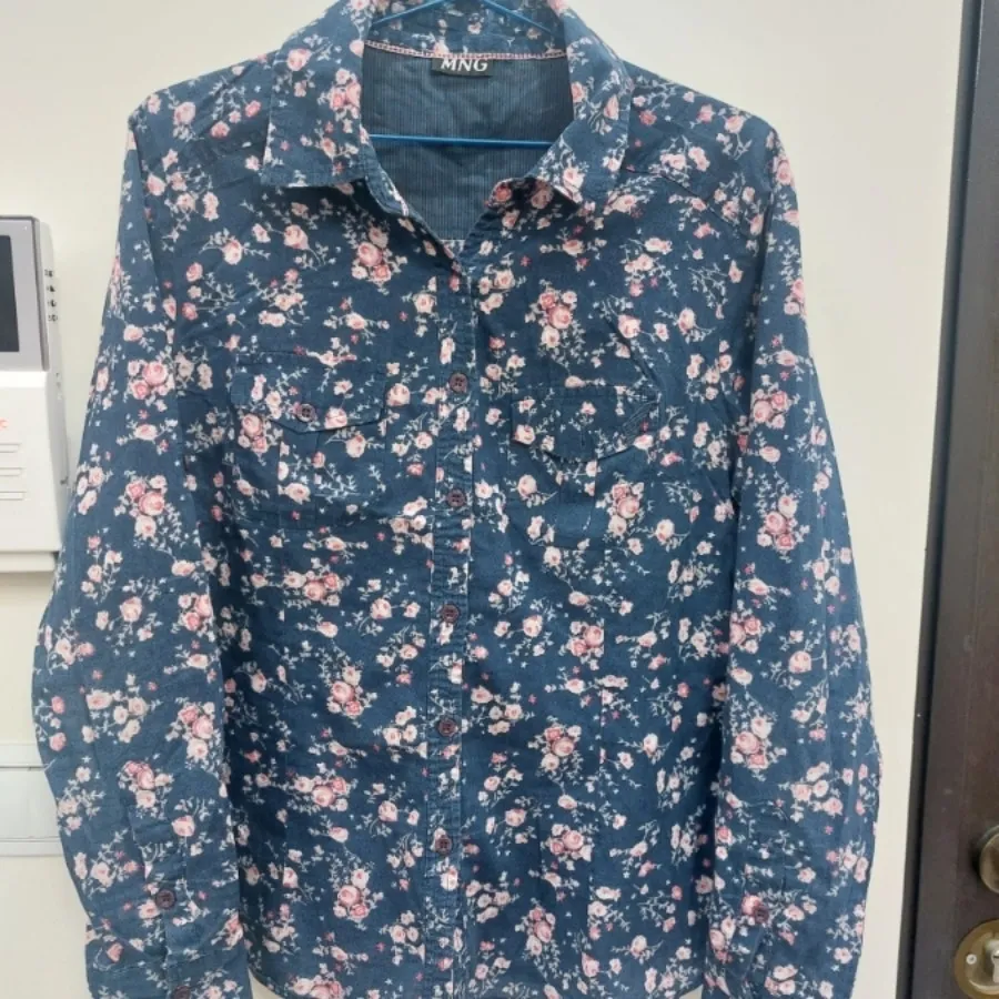 شومیز نخی گلدار