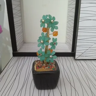 گل با گلدان