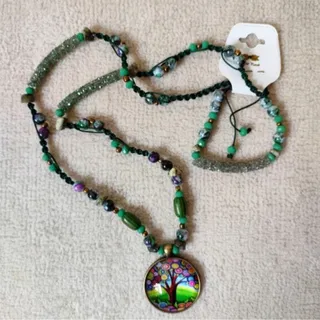 ست اکسسوری سبز