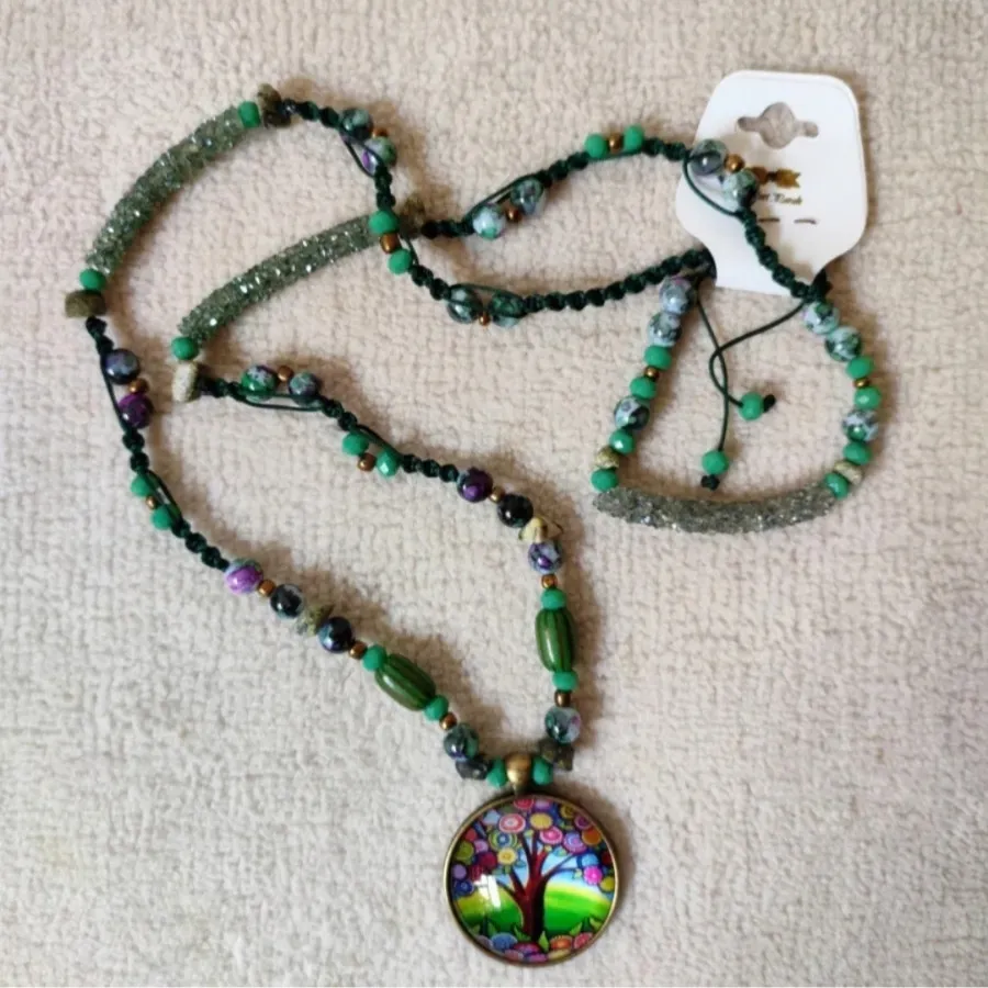 ست اکسسوری سبز