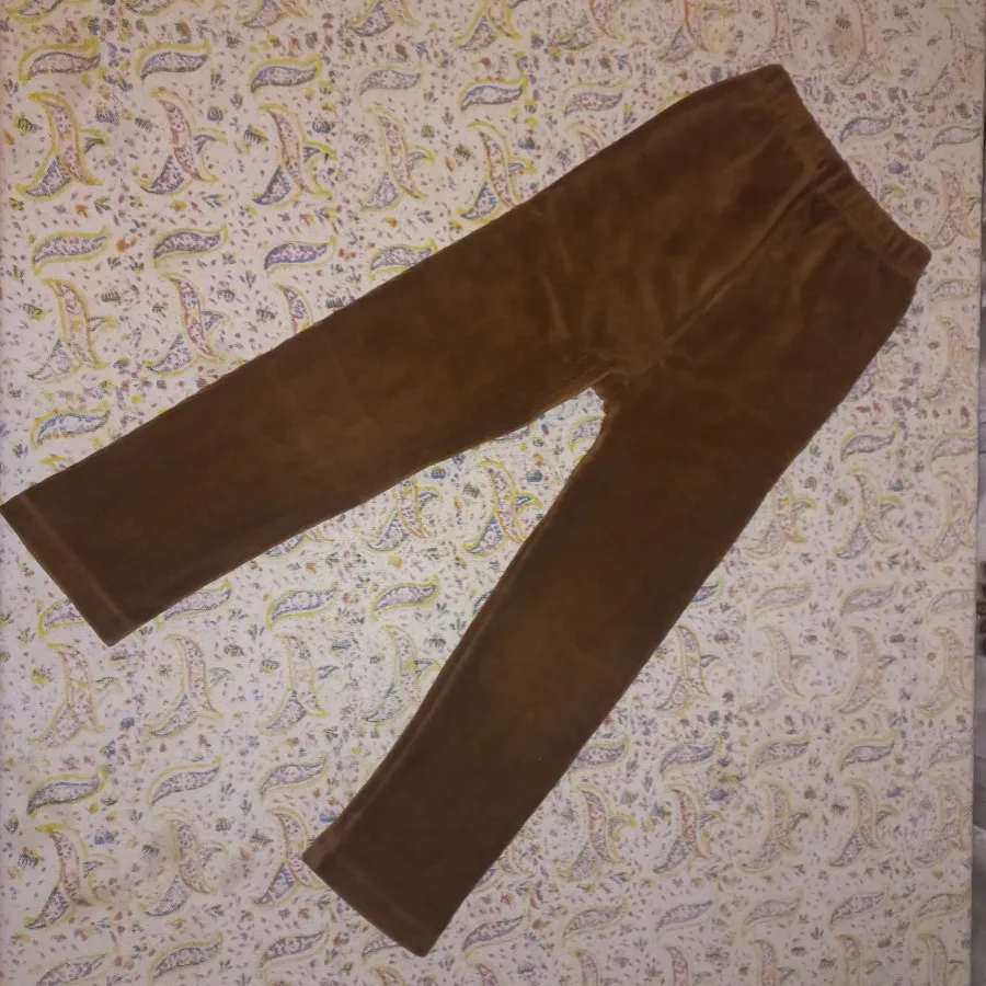 شلوار مخمل کبریتی بچگانه