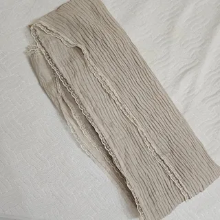 شال چروک لبه گیپور