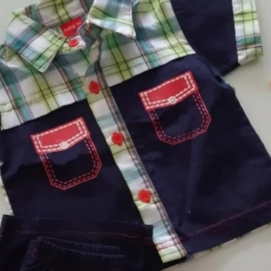 پیراهن شلوارک نوزادی