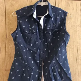 شومیز سرمه‌ ای