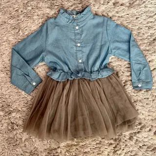 پیراهن جین کاغذی