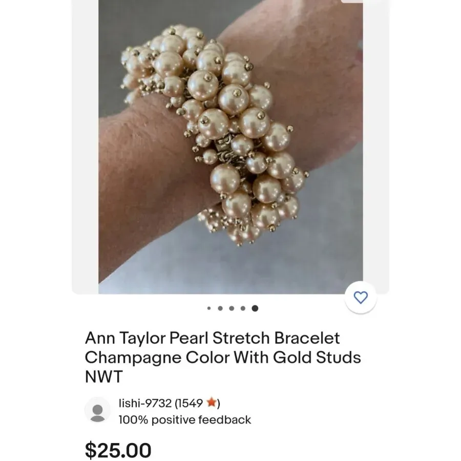 دستبند مرواریدی برند