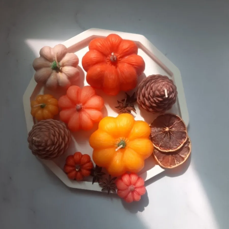 ست سه تایی شمع کدو