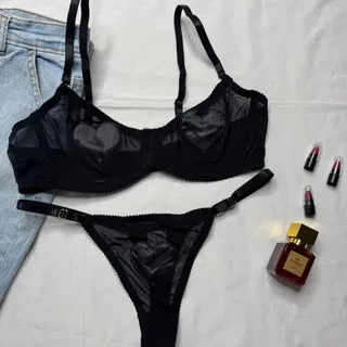 ست سوتین و شورت تک قلب