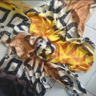 روسری حریر نخ