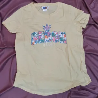 تیشرت لیمویی نخ پنبه