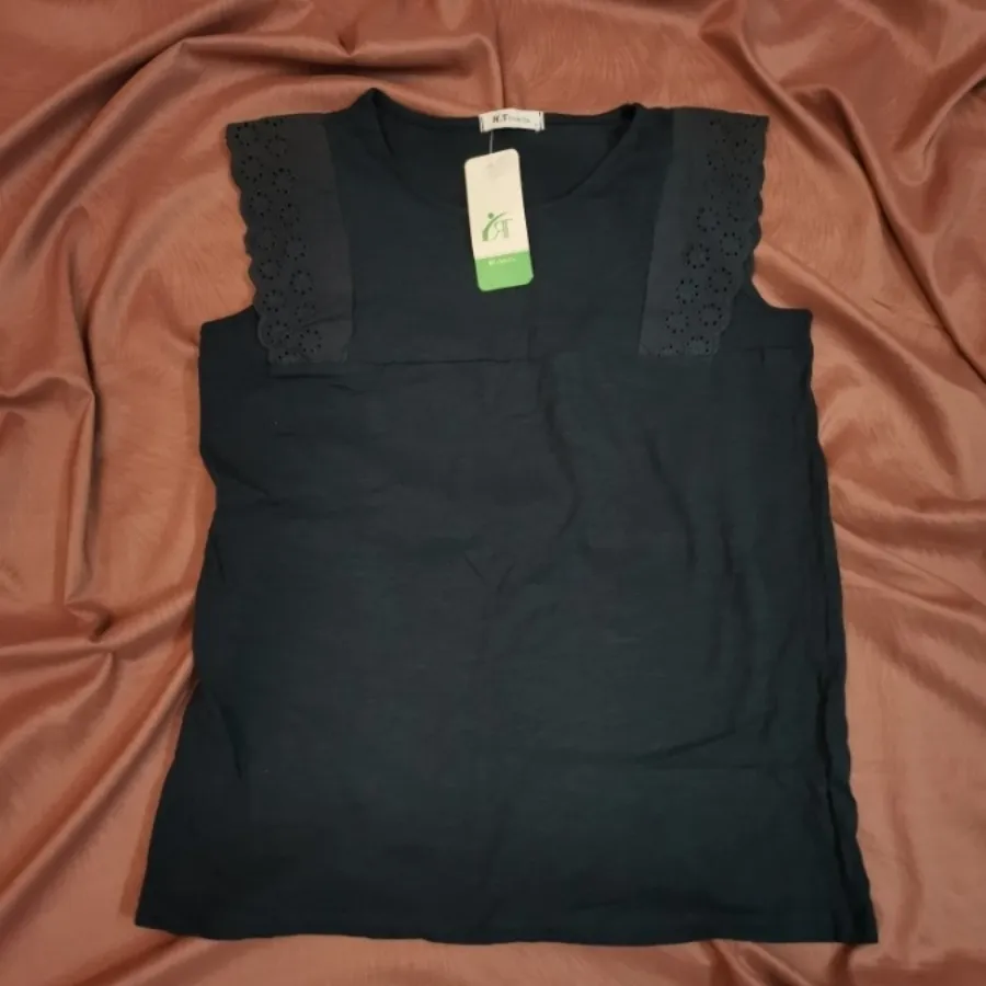 تاپ بالا گیپوری سرمه ای