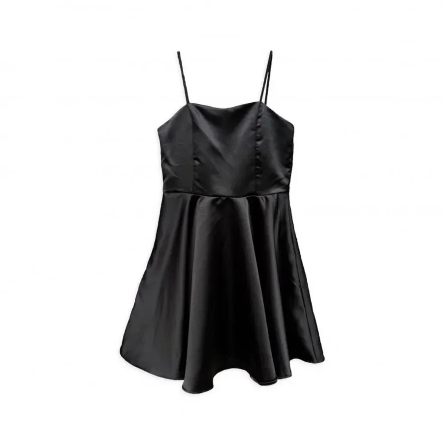 لباس خواب ساتن مشکی