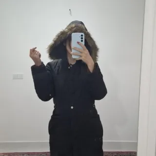 کاپشن دخترانه کلاهدار