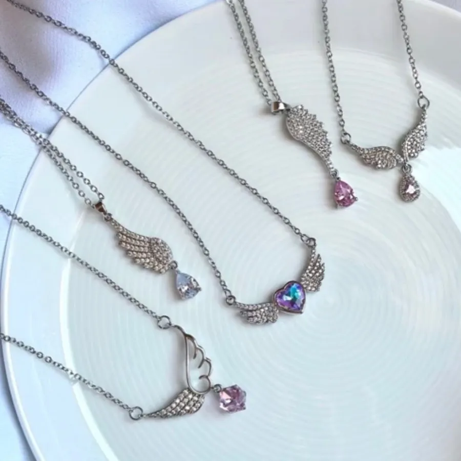 گردنبند طرح سواروسکی