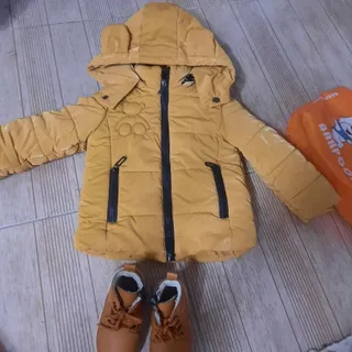 کاپشن و پوتین بچگانه